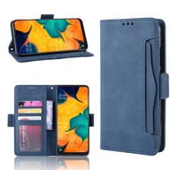 Samsung Galaxy A10 A20 A30 A40 A50 A70 A80 S10 Flip PU Leather Multi-Card Slot Wallet Phone Case Sta