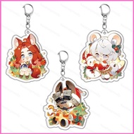 HK2 Delta Force Acrylic Keychain Backpack Pendant Bags Accessories Game Anime Periphery HK2