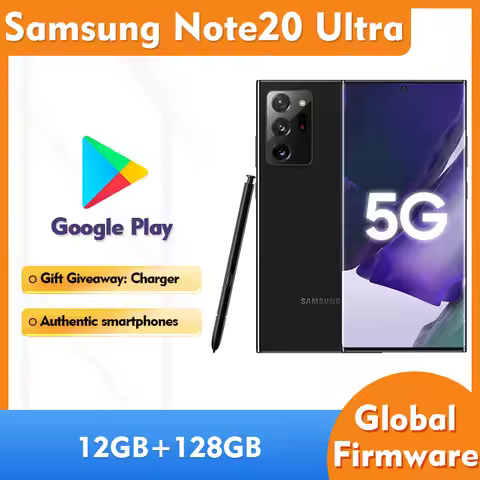 Samsung Galaxy Note20 Ultra 5G Android Smartphone 12GB RAM 128GB ROM Screen 6.9 inches 4500Mah used 
