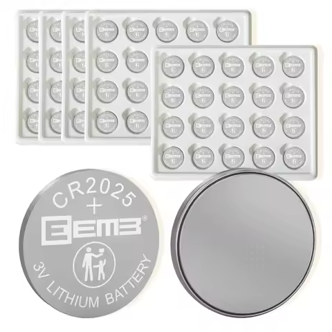EEMB 5/10/20/100PCS CR2025 Button Battery 3V Lithium Batteries Non-Rechargeable Coin Cell Battery