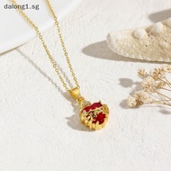 [dalong1] Brass Charm Pendant Ex Voto Heart Red Cubic Zirconia For DIY Nelace Keychains Jewelry Maki