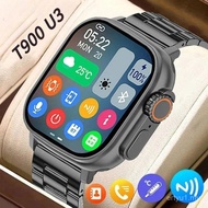 T900 U3 T900 Smart Watch Saiz 49mm Skrin HD Besar Bluetooth Panggilan Muzik Permainan Bluetooth Peng