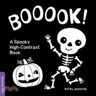 Booook! a Spooky High-Contrast Book: A High-Contrast Board Book That Helps Visual Development in New
