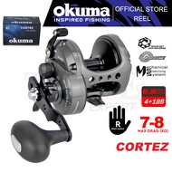 (7kg-8kg Max Drag) Okuma Cortez Drum Overhead Trolling Fishing Reel Star Drag