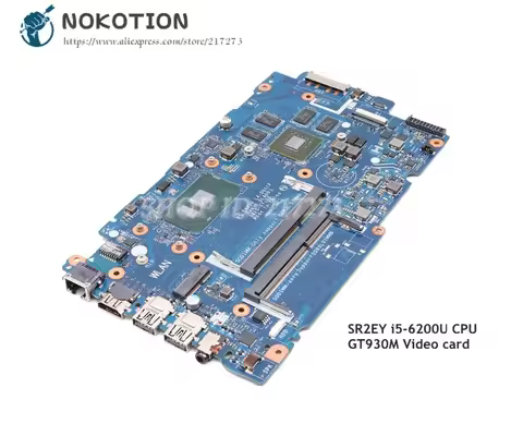 NOKOTION For Dell inspiron 15-5557 5457 Laptop Motherboard SR2EY I5-6200U CPU GT930M gpu BAV00 LA-D0