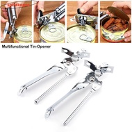 SPIRAKOGEO Tin-Opener, Multifunctional Stainless Steel Food Can Opener, Portable Manual Bottle Opene