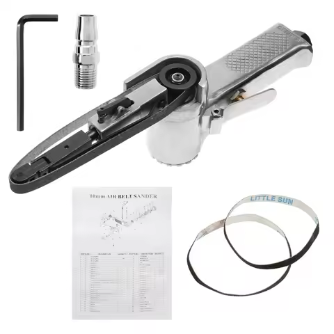 330x10mm Air Pneumatic Belt Sander Air Compressor Angle Grinder Adjustable Pneumatic Angular Wind Sa