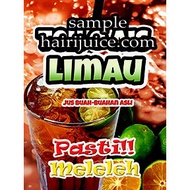 Sticker Air Balang Teh O Ais Limau Kalis Air ( 9 x 12 inci )