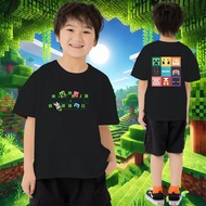 Mycraft Printed Pattern Children's Shirt Game Boys' Fast Delivery Cotton Summer Fashion Comfortable 