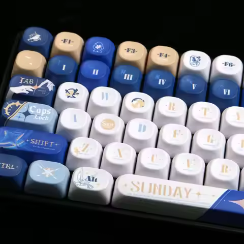 120 Keys Honkai: Star Rail Keycaps Sunday Theme Keycap Game Key Cap Anime PBT DYE SUB Cherry MX Swit