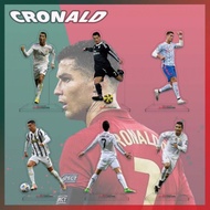 4mm Thick Acrylic Display: CR7 Double-Sided HD Standee | 14 Legendary Moments UV Print | Ballon d'Or
