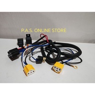 Car H4 Headlight Relay Power Cable Set Headlamp Relay Wire Kit Boost Up H4 Socket Soket H4 Socket