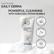 Nightingale Daily Derma Cleansing Foam - Mild Acid Low pH Foaming Cleanser 140ml