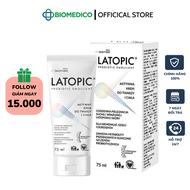 LATOPIC PROBIOTIC EMOLLIENT Active Face and Body Cream / Kem dưỡng ẩm dịu ngứa da dị ứng/kích ứng 75