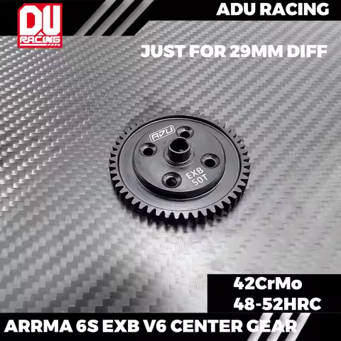 ADU RACING 42CRMO steel M1 50t Spur Gear Plate Diff for 29mm Diff Case for ARRMA EXB and V6 ARA31097