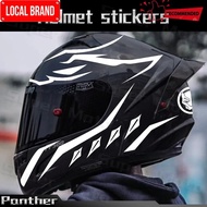 For AGV Arai SHOEI Airoh ZEUS HJC KYT Motorcycle Helmet Decal Visor Fairing Windshield Sticker Water
