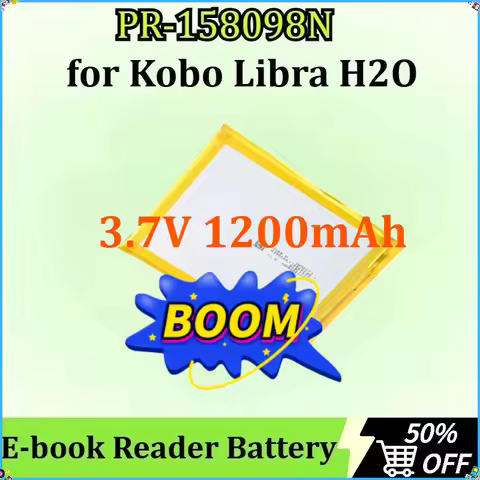 PR-158098N Newly Upgraded E-book Reader Battery for Kobo Libra H2O Rechargeable High-Capacity Replac