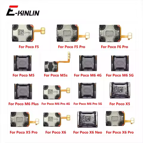 Top Earpiece Ear Speaker Replacement Parts For Xiaomi Poco F5 F6 M5 M5s M6 X5 X6 Pro Plus Neo 5G 4G 