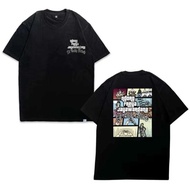 JKT48 Wota GTA Version Oversized T-Shirt Freya | Unisex 2024 - Black