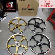 Sport Rim Kayama Gto22 Fg505 5 Batang Honda Wave125 W125 Wave100r (Depan Disc) Wave 125 Wave 125X GO