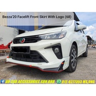 Perodua bezza 2020 2021 abs drive68 drive 68 bodykit skirt skirting with paint