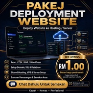 PAKEJ DEPLOYMENT WEBSITE KE HOSTING / SERVER