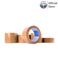 LOUIS TAPE เทปโอพีพี เทปปิดกล่อง OPP Tape 2 นิ้ว x 45 หลา สีน้ำตาล กาวยางธรรมชาติ (72 ม้วน/ลัง) ออกใ