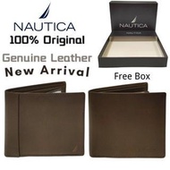 Nautica Genuine Leather Bifold Short Wallet NTWS0223-3195033 NTWS-0223-3195036