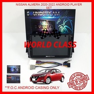NISSAN ALMERA 2020-2022 (LOW SPEC) SOUNDSTREAM ANDROID IPS PLAYER 10" FULL HD SCREEN WITH (F.O.C ANDROID PLAYER CASING)
