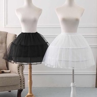 Lolita Girls Dress Petticoat Crinoline Hoop Bustle Skirt Pannier Skirt