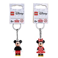 Lego keychain Compatible with Lego DIY Couple Building Blocks Mickey Minnie Minifigure Keychain Pend