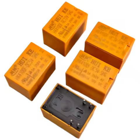 2/5Pcs HK4100F Relay DC 3V 5V 12V 24V 6Pin 3A Signal Relay Module HK4100F-DC5V-SHG HK4100F-DC12V-SHG