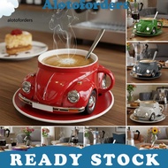 <Alotoforders> Gift for Coffee Lovers Vintage Beetle Car Coffee Mug Unique Handmade Beetle Shaped Co