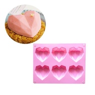 3D Heart Shape Mould (6 Cavity) / 3D Rose Shape Mould (6 cavity)