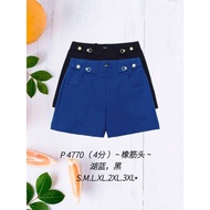 [Ready Stock] Good Quality 68 Brand 68牌子 Short Pant 4分裤 Elastic Waistband 塑胶裤头 P 4770