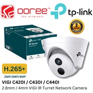 TP-LINK VIGI C420I (2MP) / VIGI C430I (3MP) / VIGI C440I (4MP) 2.8MM / 4MM IR TURRET NETWORK CAMERA 