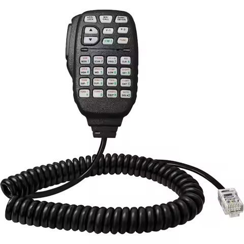 HM-133V DTMF Remote Microphone RJ45 8Pin Handheld Mic for Icom ID-800H ID-880H IC-2200H IC-2300H IC-