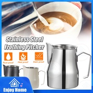 350/750ML Stainless Steel Latte Art Pitcher Milk Frothing Cup Coffee Pitcher Milk Jug Cappuccino Lat