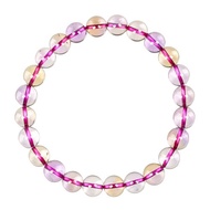 【正佳珠寶】紫黃晶 頂級極淨雙色紫黃晶 7.8-8.3mm 紫黃晶手珠