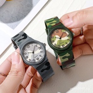 [JOY]Children's Army Green Watch Quartz Watch Pointer Type Simple Neutral Student Watch Boys' Sports Watch