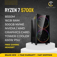 [ GAMING PC BUILD - HELIOS ] AMD RYZEN 7 5700X PC | Nvidia RTX GTX Graphics Card | READY TO USE
