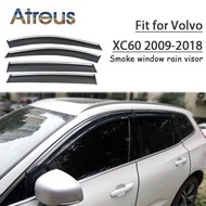 1set ABS Volvo XC60 Car Vent Sun Deflectors Guard Smoke Window Rain Visor 2009-2018 Accessories