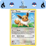 Eevee #089/116 Black & White Plasma Freeze Modern Vintage 2013 Pokémon TCG