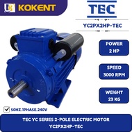TEC YC SERIES 2-POLE ELECTRIC MOTOR  YC2PX2HP-TEC