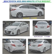 Toyota vios 2013 2014 2015 2016 2017 2018 Max Minute bodykit body kit front rear bumper side skirt l