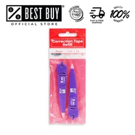 Correction Tape Refill Purple 5mmx5m 2's - School & Office Supplies
