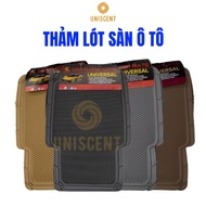 Car Floor Mats/Rubber Car Floor Mats/High Quality Honeycomb Molded 3D Floor Mats - 5 Pieces Black/Gr