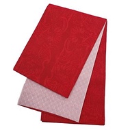 女性 腰封 和服腰帶 小袋帯 半幅帯 日本製 紅色