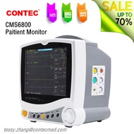 CONTEC CMS6800 8 Inch Vital Signs Monitor Patient Cardiac Monitor 6 Parameters ECG NIBP SPO2 PR RESP