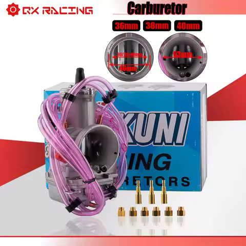 Motorcycle Carburetor MIKUNI TMX36 TMX38 TMX40 36MM 38MM 40MM 2T Stroke Motocross 200-350cc For KTM 